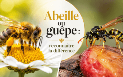 Abeille ou guêpe : reconnaître la différence
