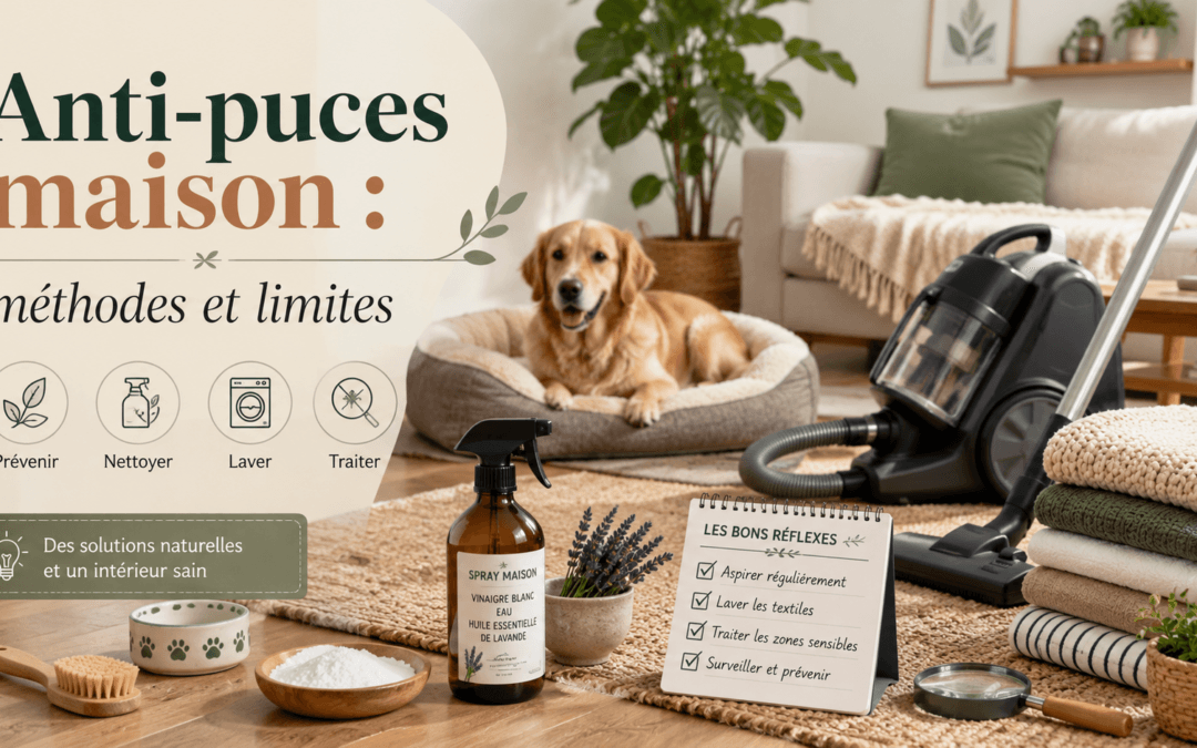 Anti-puces maison : méthodes et limites
