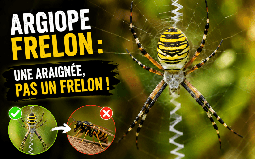 Argiope frelon : une araignée impressionnante mais inoffensive