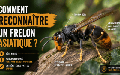 Comment reconnaître un frelon asiatique ?