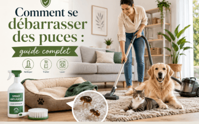 Comment se débarrasser des puces : guide complet