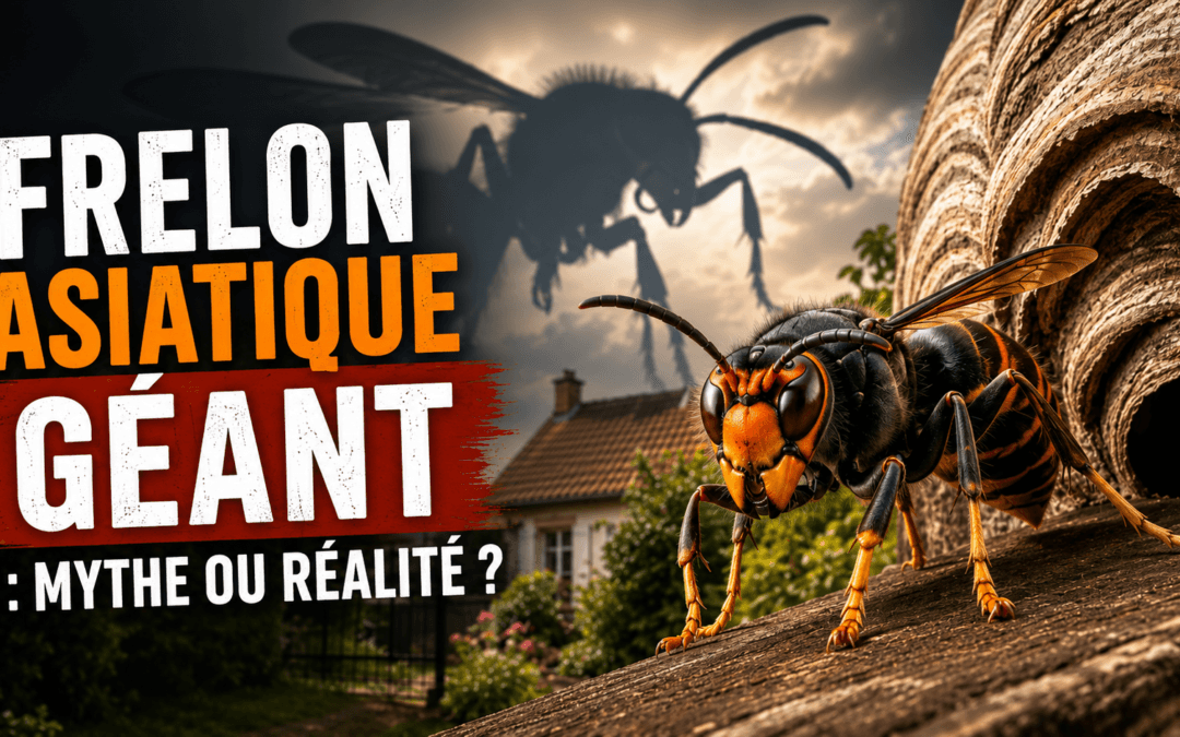 Frelon asiatique géant : mythe ou réalité ?
