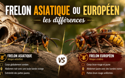 Frelon asiatique ou européen : les différences