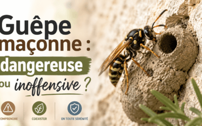 Guêpe maçonne : dangereuse ou inoffensive ?