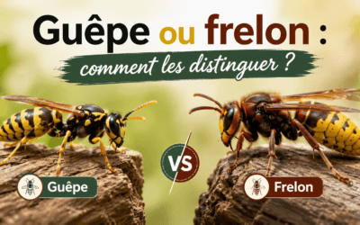 Guêpe ou frelon : comment les distinguer ?