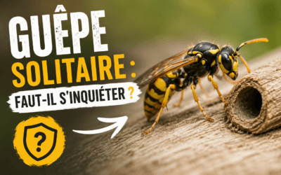Guêpe solitaire : faut-il s&rsquo;inquiéter ?