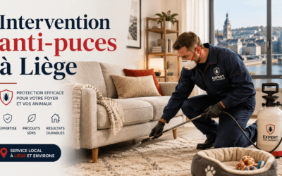 Intervention anti-puces à Liège