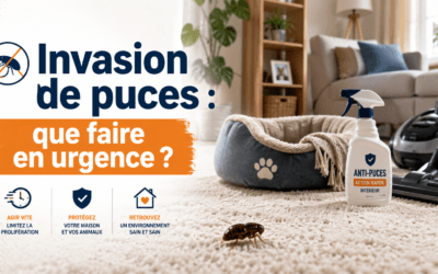 Invasion de puces : que faire en urgence ?