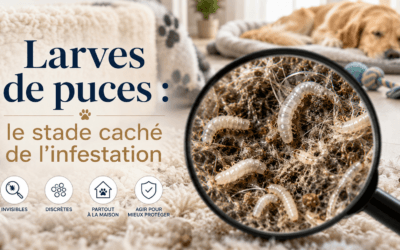 Larves de puces : le stade caché de l&rsquo;infestation