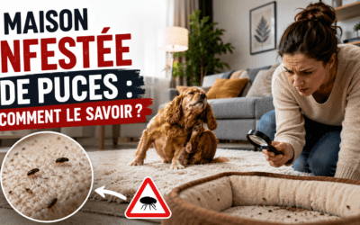 Maison infestée de puces : comment le savoir ?