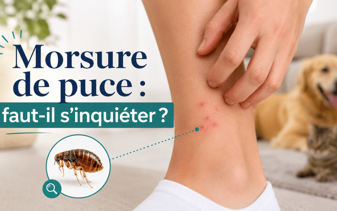 Morsure de puce : faut-il s’inquiéter ? Signes à surveiller