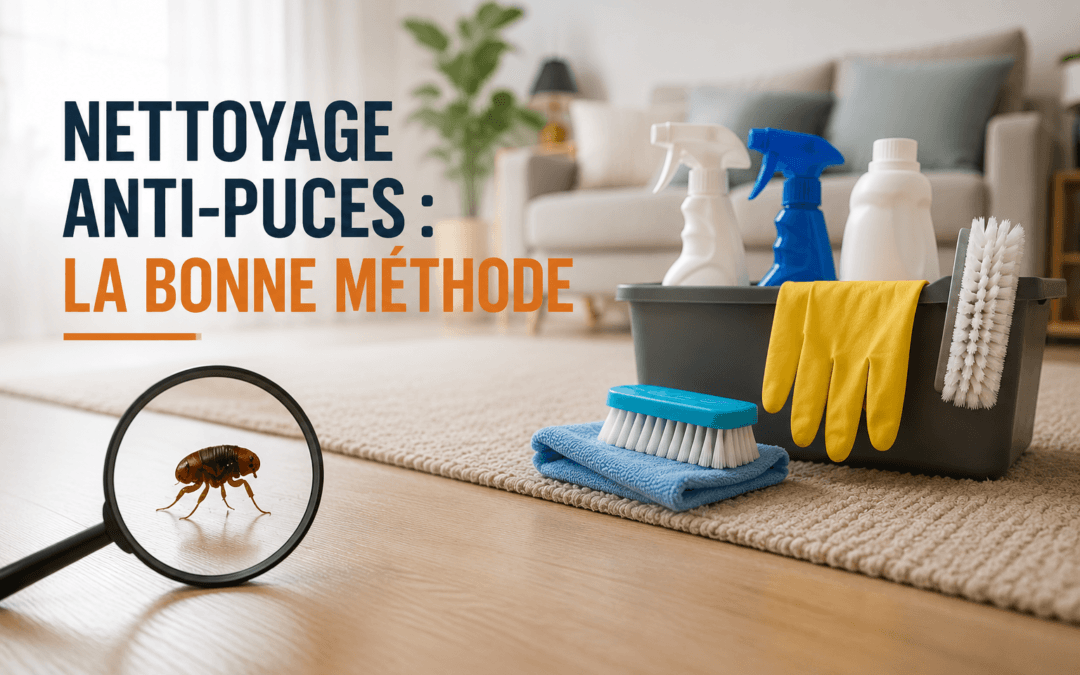 Nettoyage anti-puces : la bonne méthode