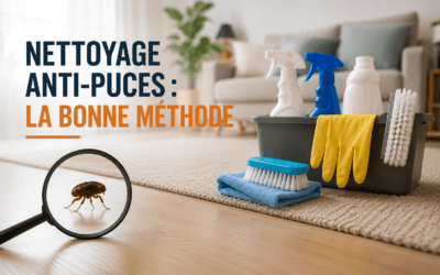 Nettoyage anti-puces : la bonne méthode