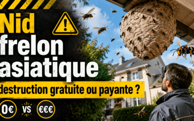 Nid frelon asiatique : destruction gratuite ou payante ?