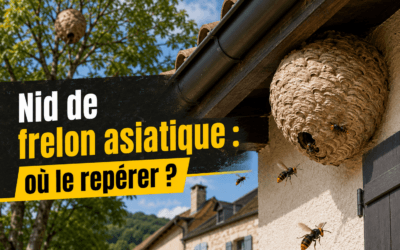 Nid de frelon asiatique : où le repérer ?