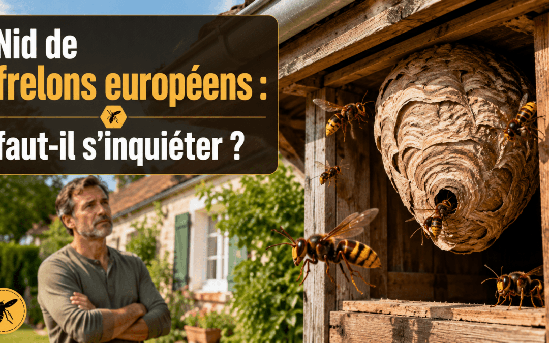 Nid de frelons européens : faut-il s’inquiéter