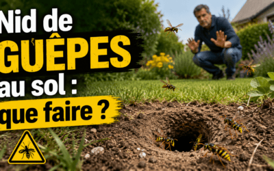 Nid de guêpes au sol : que faire ?