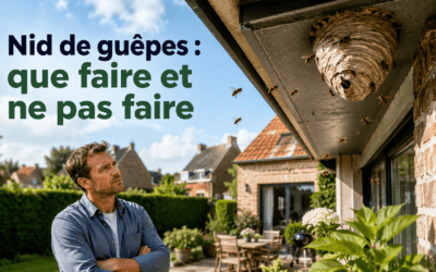 Nid de guêpes : que faire et ne pas faire