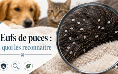 Œufs de puces : à quoi les reconnaître