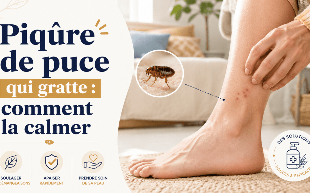Piqûre de puce qui gratte : comment la calmer