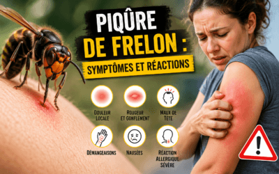 Piqûre de frelon : symptômes et réactions