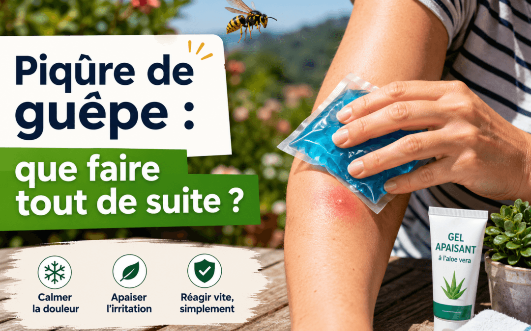 Piqûre de guêpe : que faire tout de suite ?