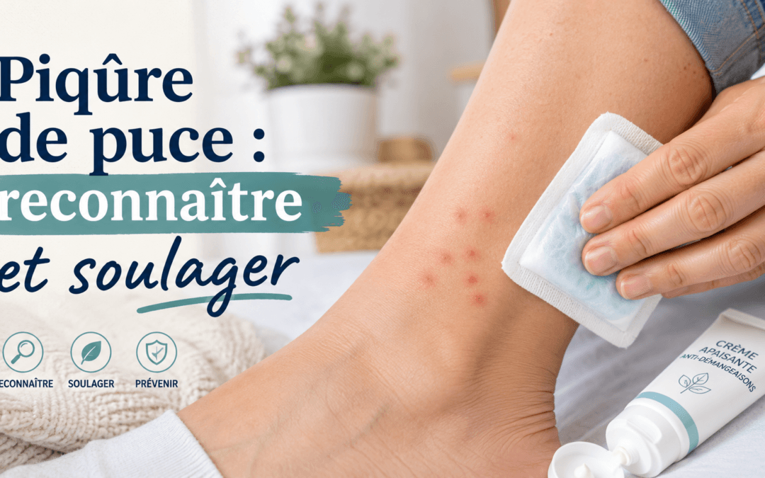 Piqûre de puce : reconnaître et soulager