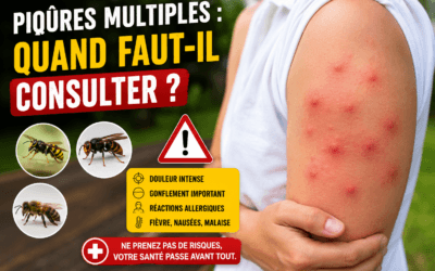 Piqûres multiples : quand faut-il consulter ?