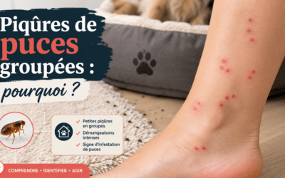 Piqûres de puces groupées : pourquoi ?