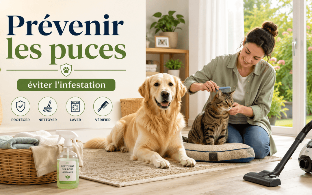 Prévenir les puces chez chien et chat : éviter l’infestation