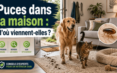 Puces dans la maison : d&rsquo;où viennent-elles ?