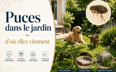 Puces dans le jardin : d&rsquo;où elles viennent