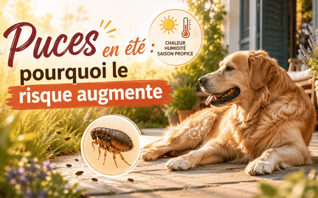 Puces en été : pourquoi le risque augmente