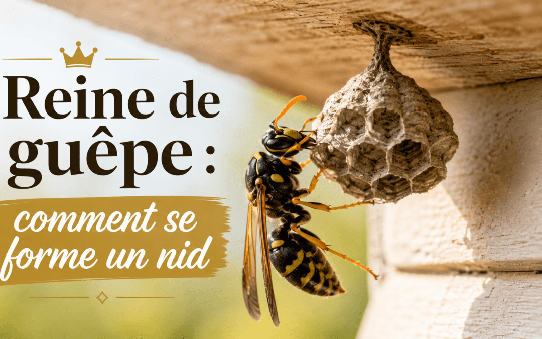 Reine de guêpe : comment se forme un nid