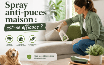 Spray anti-puces maison : est-ce efficace ?
