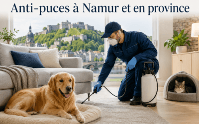 Anti-puces à Namur et en province
