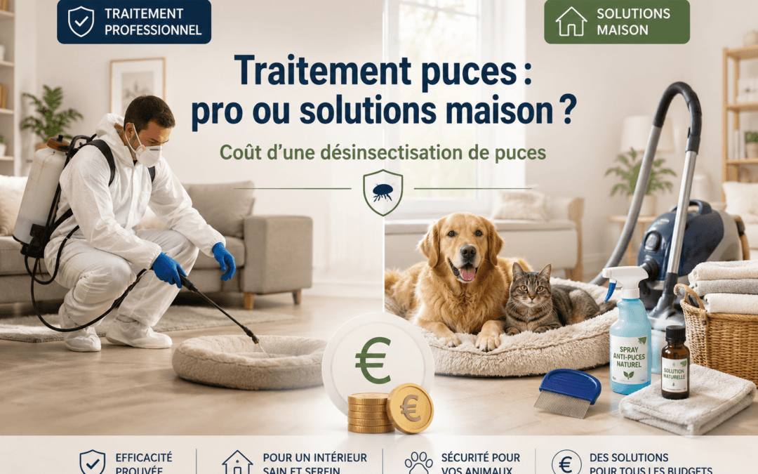 Traitement puces : pro ou solutions maison ?