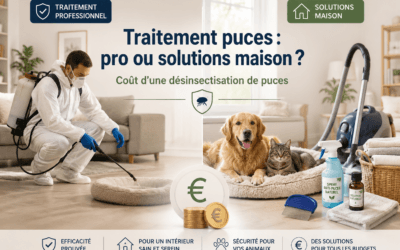 Traitement puces : pro ou solutions maison ?