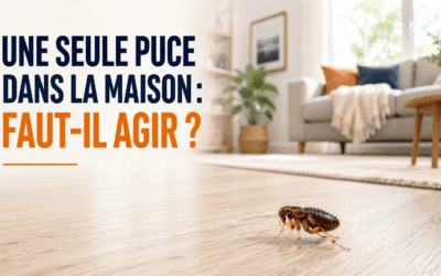 Une seule puce dans la maison : faut-il agir ?