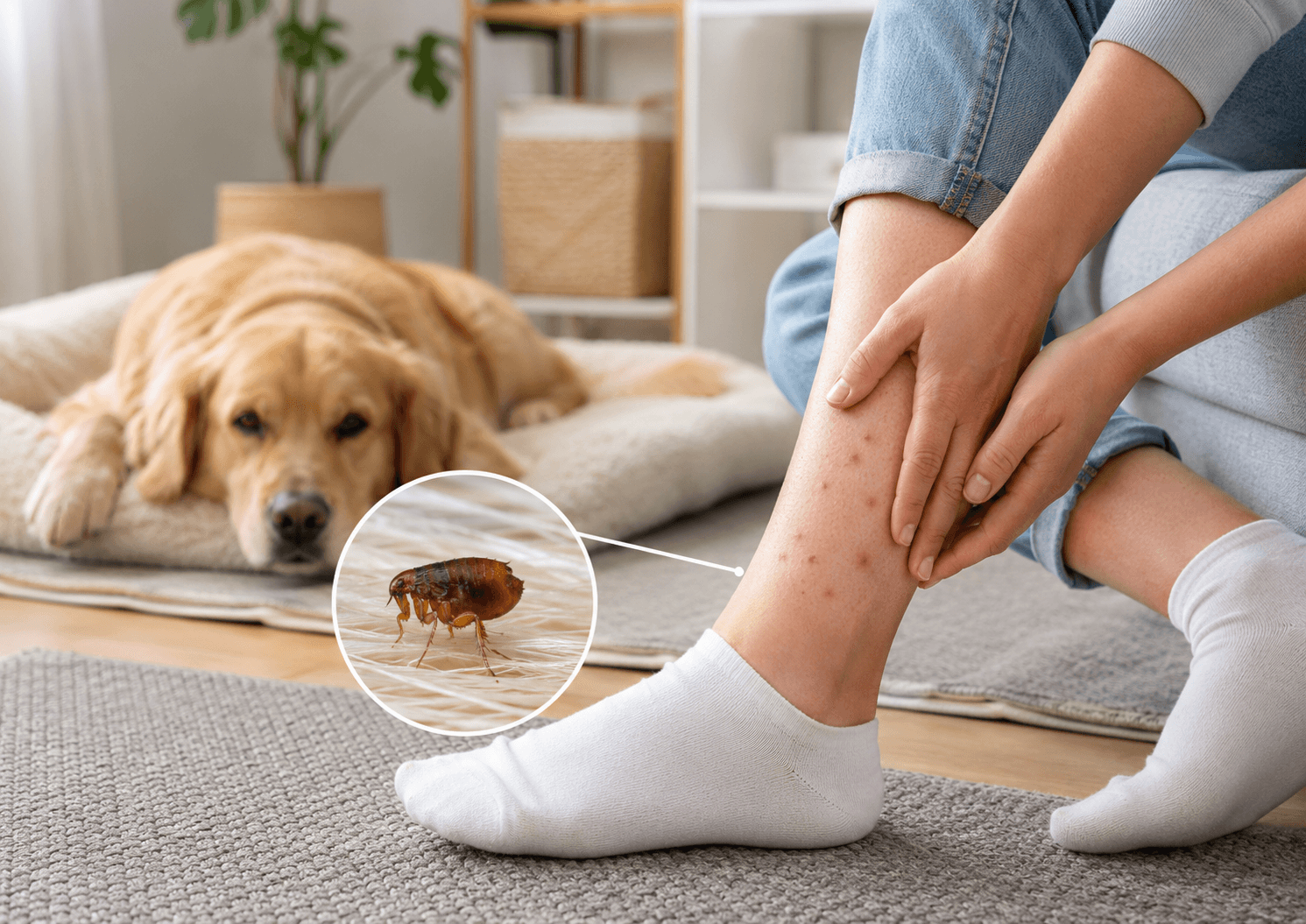 Piqûres de puces et risques sanitaires à la maison