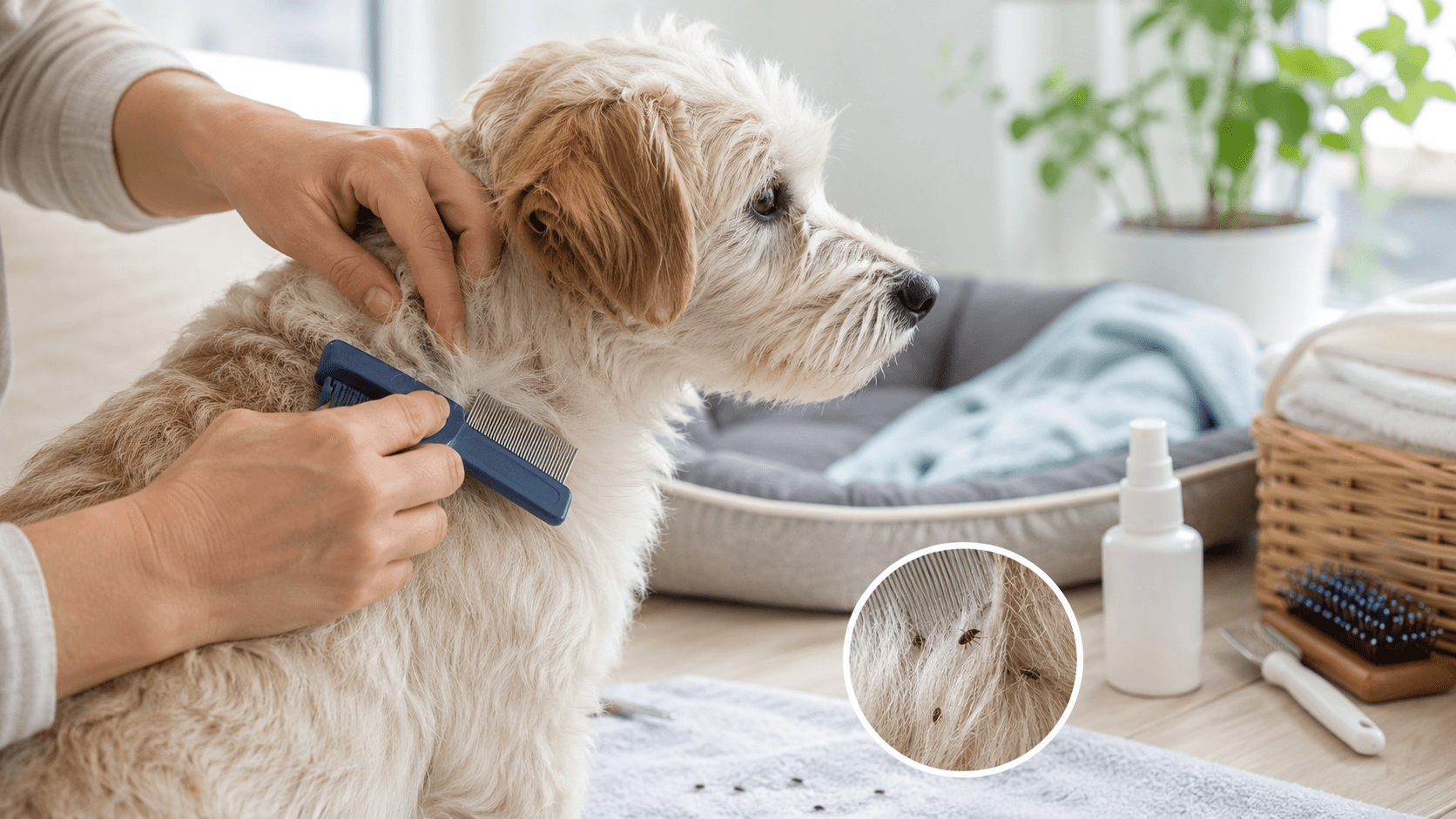 Vérifier son animal pour prévenir les risques liés aux puces