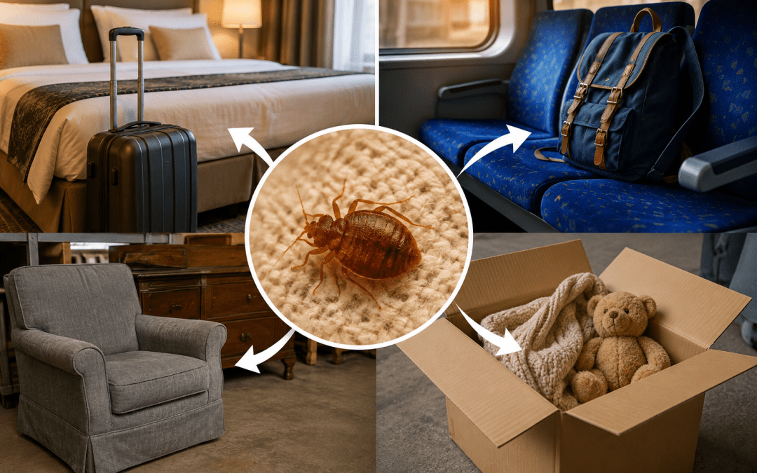 D’où viennent les punaises de lit ? Causes et principales sources d’infestation